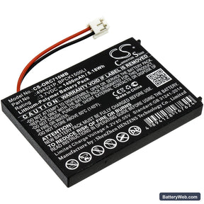 Audioline BabySense 5 Video Replacement Battery, 3.7V, 1400mAh, Li-Polymer 1