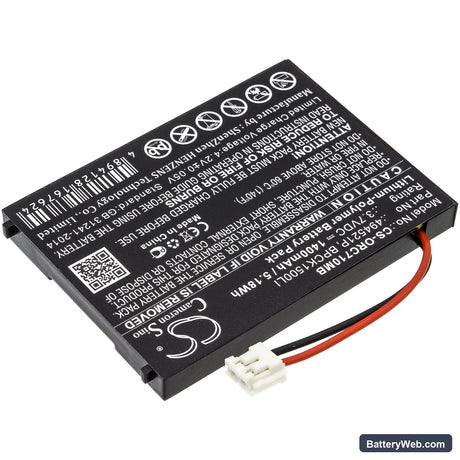 Audioline BabySense 5 Video Replacement Battery, 3.7V, 1400mAh, Li-Polymer 2