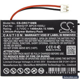 Audioline BabySense 5 Video Replacement Battery, 3.7V, 1400mAh, Li-Polymer 3