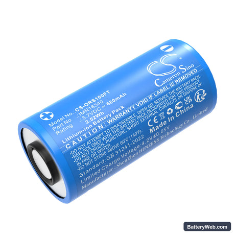 Olight Baton 3 Replacement Battery, 3.7V, 680mAh, Li-ion 1