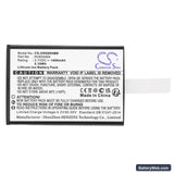 Lionelo Babyline 8.1 Replacement Battery, 3.7V, 1400mAh, Li-ion 3