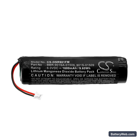 RescueME MOB1 Replacement Battery, 6V, 1600mAh, Li-MnO2 3