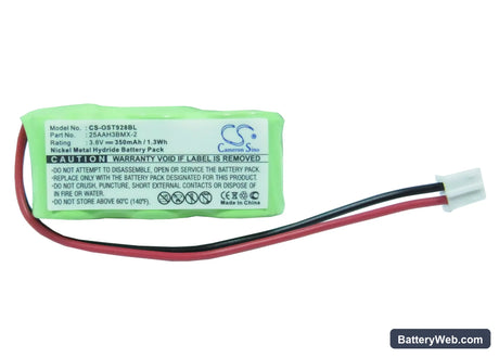 Oregon Scientific STR928 Replacement Battery, 3.6V, 350mAh, Ni-MH 5