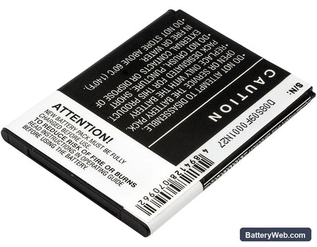 USCellular One Touch Shockwave Replacement Battery, 3.7V, 1450mAh, Li-ion 4