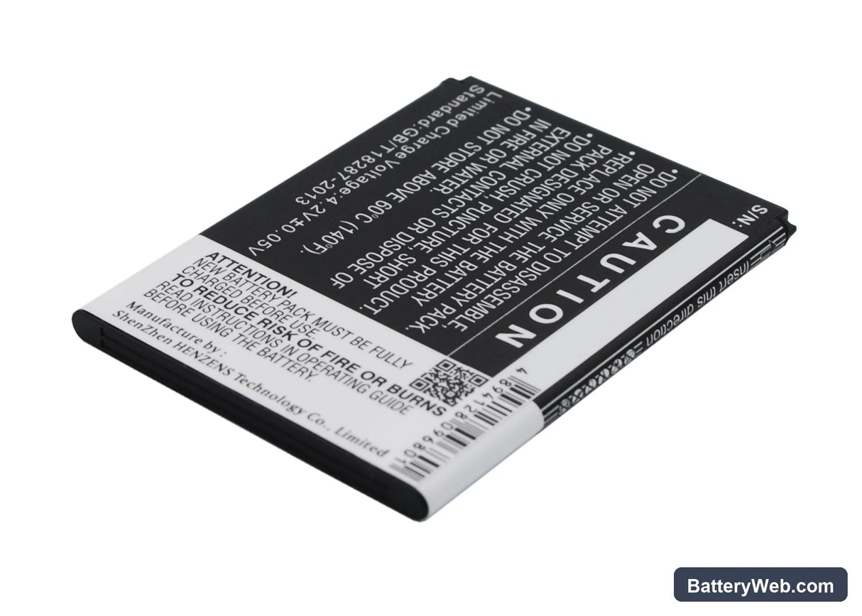 Alcatel OT-4030 Replacement Battery, 3.7V, 1500mAh, Li-ion 5