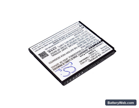 Alcatel One Touch Pop D5 Replacement Battery, 3.7V, 1600mAh, Li-ion 2