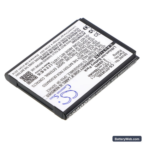 Vodafone 331 Replacement Battery, 3.7V, 600mAh, Li-ion 2