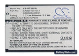 Vodafone 331 Replacement Battery, 3.7V, 600mAh, Li-ion 5