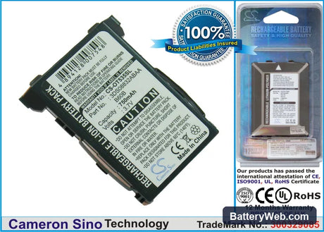 Alcatel OT-535 Replacement Battery, 3.7V, 750mAh, Li-ion 1