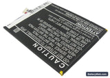 Alcatel One Touch Idol X Replacement Battery, 3.8V, 2000mAh, Li-Polymer 3