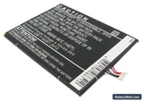 Alcatel One Touch Idol X Replacement Battery, 3.8V, 2000mAh, Li-Polymer 4