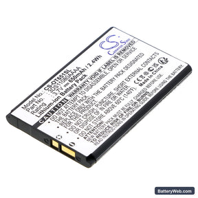 Alcatel OT-C650 Replacement Battery, 3.7V, 650mAh, Li-ion 1