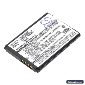 Alcatel OT-665 Replacement Battery, 3.7V, 700mAh, Li-ion 1