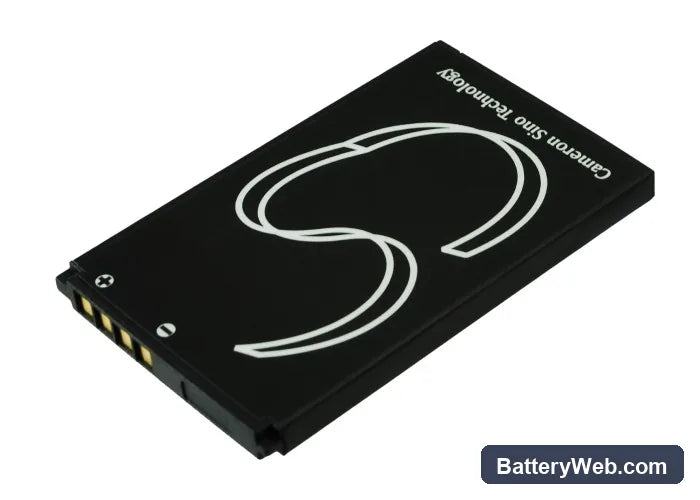 Alcatel OT-800 Replacement Battery, 3.7V, 800mAh, Li-ion 4