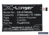 Orange Nura Replacement Battery, 3.8V, 3100mAh, Li-Polymer 1