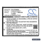 Tracfone A392 Replacement Battery, 3.7V, 800mAh, Li-ion 3