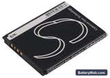 Alcatel OT-906 Replacement Battery, 3.7V, 1000mAh, Li-ion 4