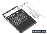 TCL A986 Replacement Battery, 3.7V, 1650mAh, Li-ion 3