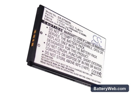 Cricket AUTHORITY Replacement Battery, 3.7V, 1500mAh, Li-ion 5