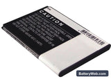 Alcatel OT-960 Replacement Battery, 3.7V, 1750mAh, Li-ion 4