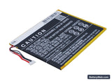 Alcatel One Touch Pixi 7 Replacement Battery, 3.8V, 2800mAh, Li-Polymer 3