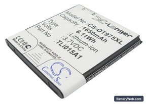 BASE VARIA Replacement Battery, 3.7V, 1650mAh, Li-ion 1
