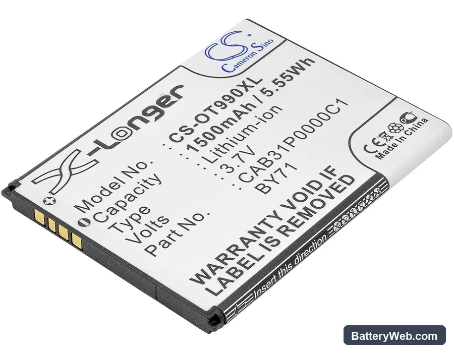 T-Mobile Move Replacement Battery, 3.7V, 1500mAh, Li-ion 1