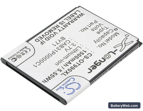 T-Mobile Move Replacement Battery, 3.7V, 1500mAh, Li-ion 2