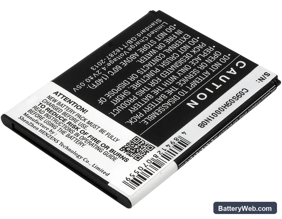 T-Mobile Move Replacement Battery, 3.7V, 1500mAh, Li-ion 4