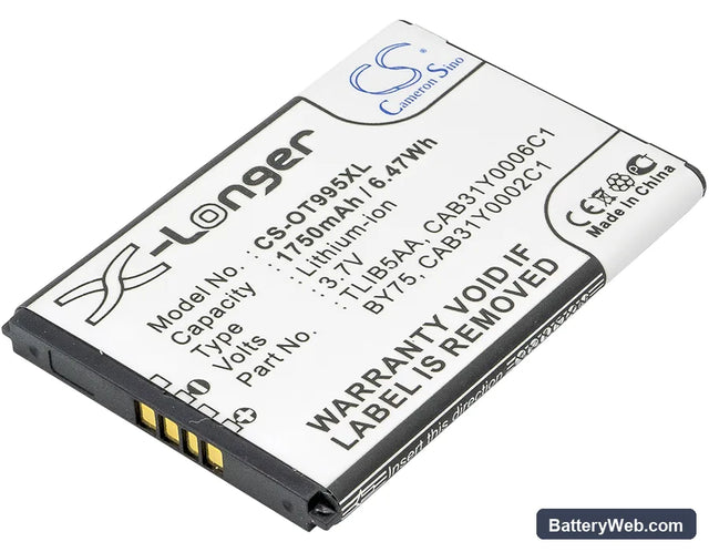 SRF Staraddict 2 Replacement Battery, 3.7V, 1750mAh, Li-ion 1