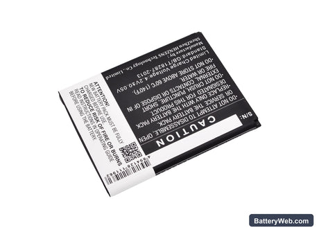 Alcatel One Touch Pixi Glitz Replacement Battery, 3.7V, 1450mAh, Li-ion 3