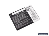 Alcatel One Touch Pixi Glitz Replacement Battery, 3.7V, 1450mAh, Li-ion 4