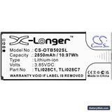 AT&T 4188C Replacement Battery, 3.85V, 2850mAh, Li-ion 3
