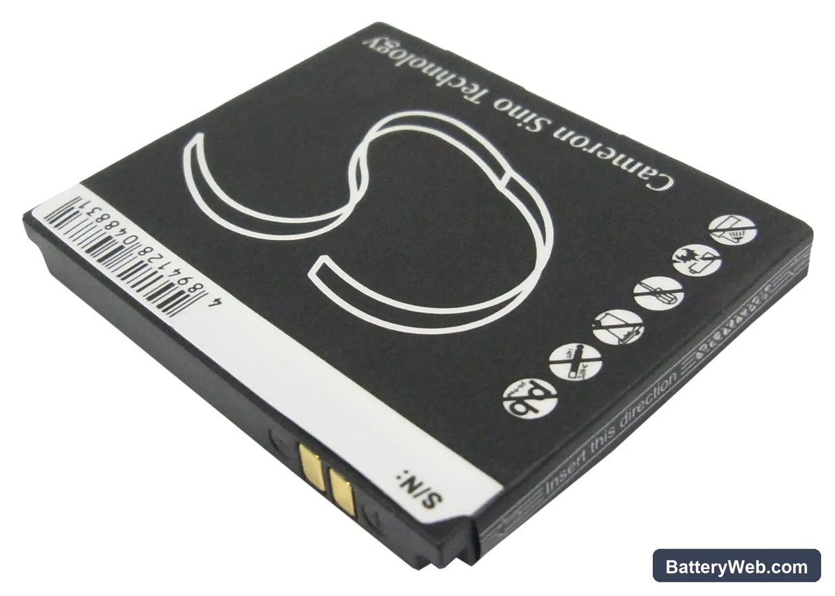 Alcatel OT-C123 Replacement Battery, 3.7V, 450mAh, Li-ion 3