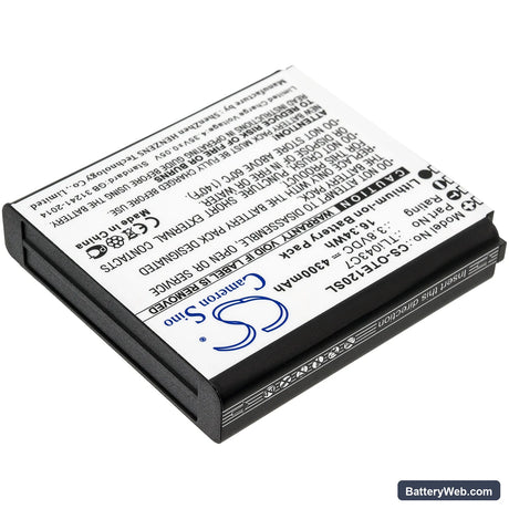 Alcatel EE120 Replacement Battery, 3.8V, 4300mAh, Li-ion 2