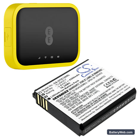 Alcatel EE120 Replacement Battery, 3.8V, 4300mAh, Li-ion 4