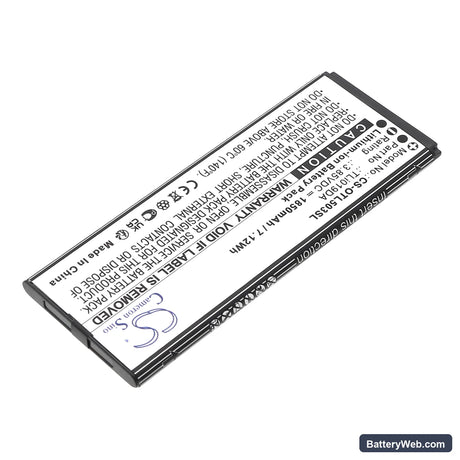 Alcatel OT-5005R Replacement Battery, 3.85V, 1850mAh, Li-ion 2