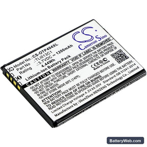 Alcatel One Touch Go Flip Replacement Battery, 3.7V, 1200mAh, Li-ion 1