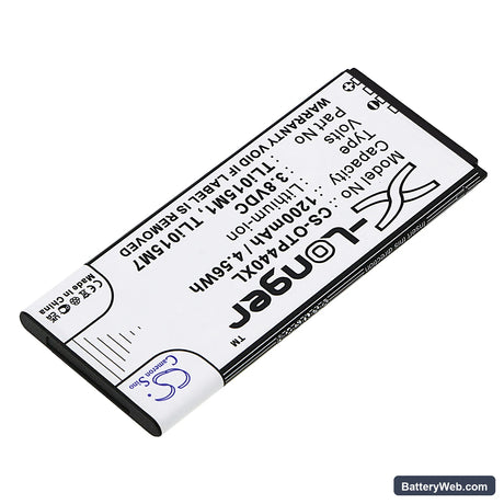 Alcatel One Touch Pixi 4 4.0 Replacement Battery, 3.8V, 1200mAh, Li-ion 2