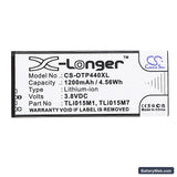 Alcatel One Touch Pixi 4 4.0 Replacement Battery, 3.8V, 1200mAh, Li-ion 3