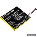 Alcatel One Touch Pixi 4 7.0 Replacement Battery, 3.8V, 2500mAh, Li-Polymer 1