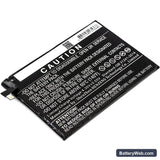Alcatel One Touch Pixi 4 Plus Power Replacement Battery, 3.8V, 5000mAh, Li-Polymer 3
