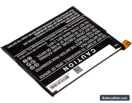 GreatCall Jitterbug Smart 2 Replacement Battery, 3.85V, 3000mAh, Li-Polymer 4