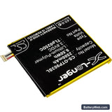Alcatel OT-8050D Replacement Battery, 3.8V, 2500mAh, Li-Polymer 2