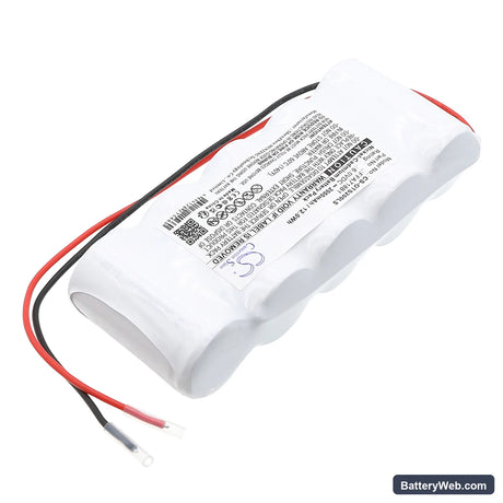 OTIS 2000 Replacement Battery, 6V, 2000mAh, Ni-CD 2