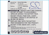 Alcatel OT-S210 Replacement Battery, 3.7V, 600mAh, Li-ion 5