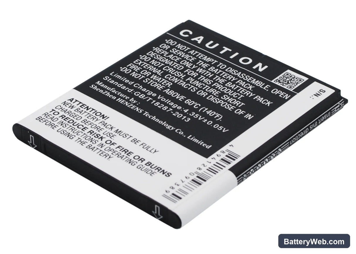 Alcatel One Touch POP S3 Replacement Battery, 3.8V, 2100mAh, Li-ion 5