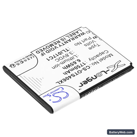 TCL VZW-TCL-4056 Replacement Battery, 3.8V, 1750mAh, Li-ion 2