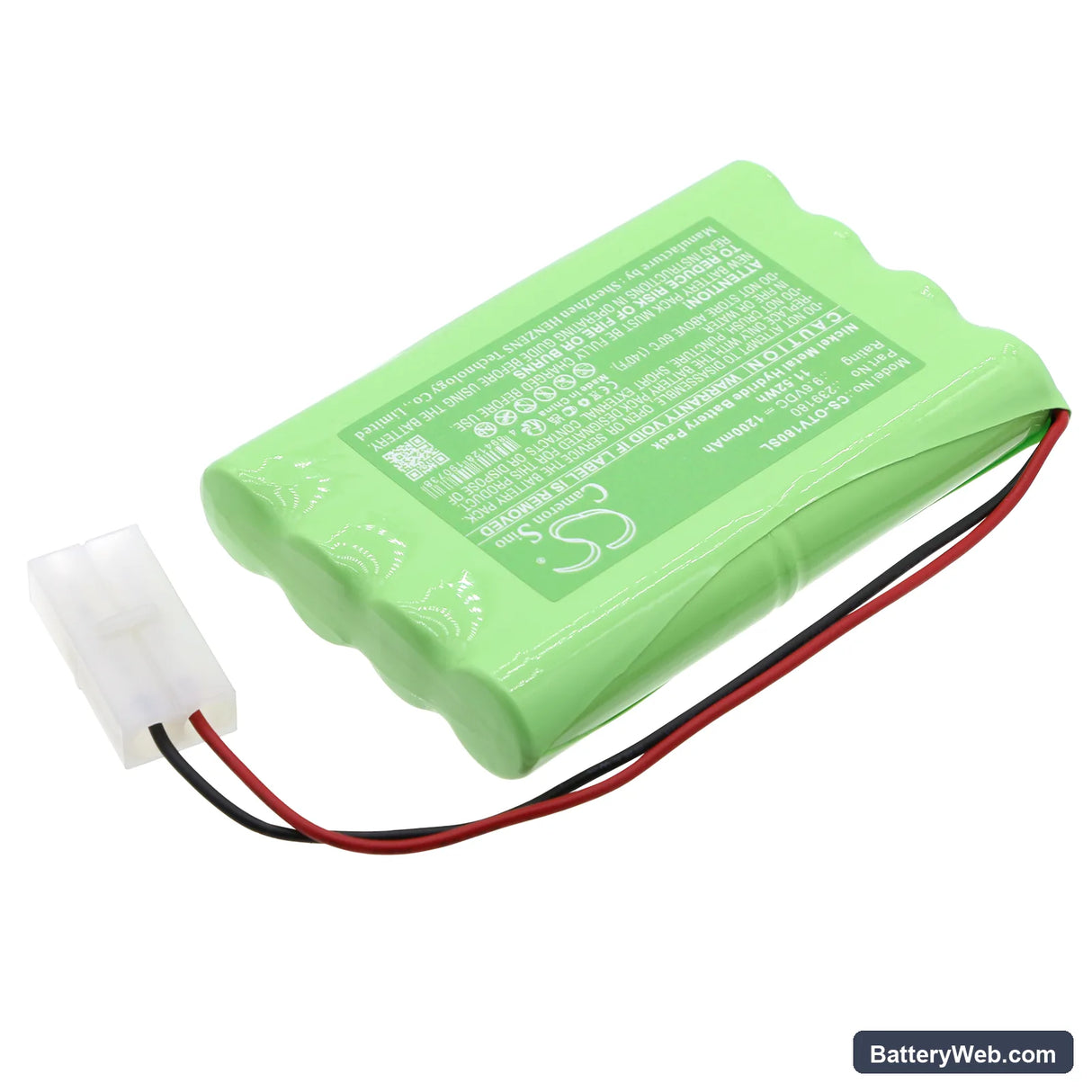 OTC Genisys Replacement Battery, 9.6V, 1200mAh, Ni-MH 2