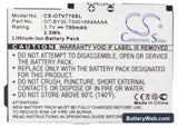 Alcatel OT-V770 Replacement Battery, 3.7V, 700mAh, Li-ion 5